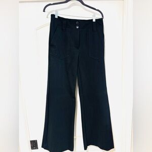 Anthropologie Maeve Black Wide Leg Pants